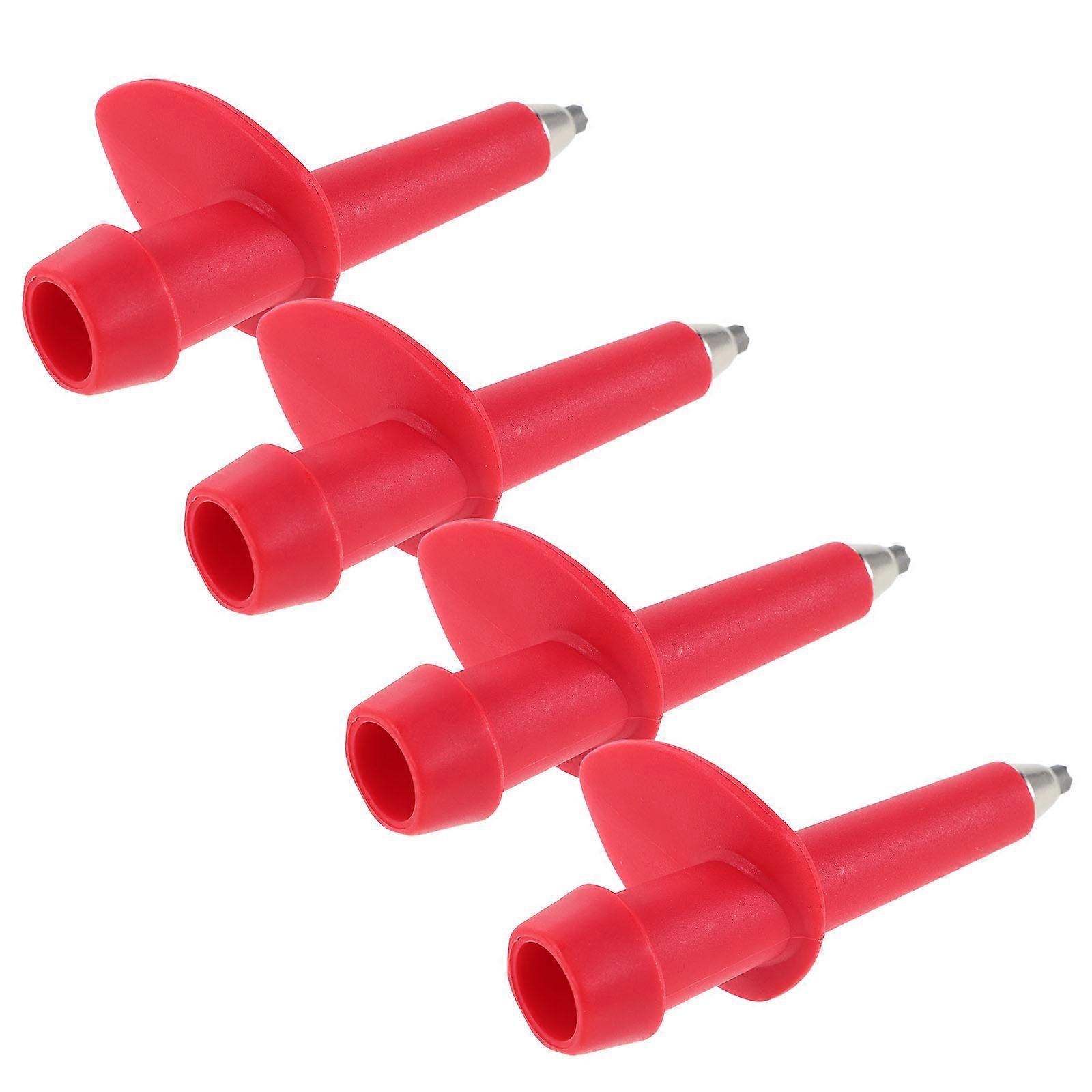 Trekking Pole Accessories Nylon Tungsten Steel Replacement Tips 8Pcs