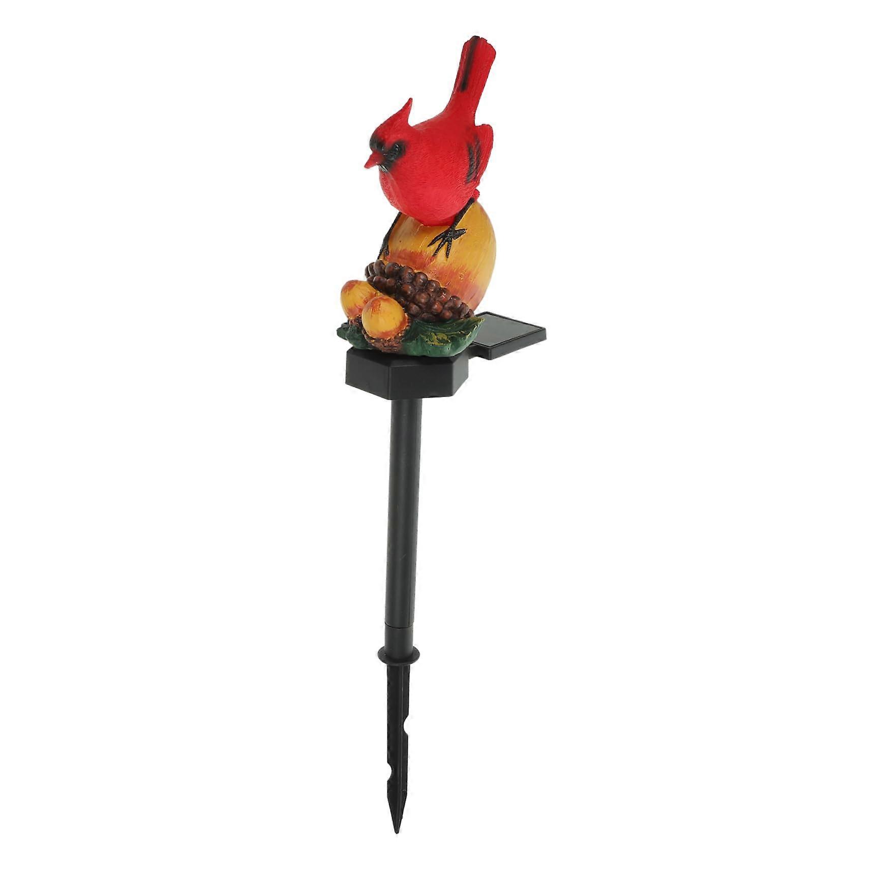Solar Garden Lights Solar Powered Bird Stake Weatherproof Dusk to Dawn for Patio Pathway Yard