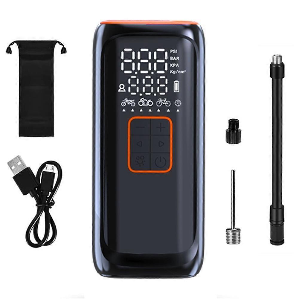 WG01 Multi-Function Portable Car Tire Inflator Electric Wireless Air Pump with Power Bank Function