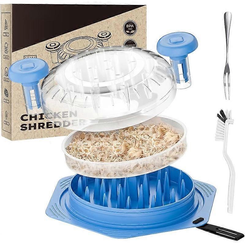 Chicken Breast Shredder Tool Twist Large,  Meat Shredder with  Handle, Non-Slip  Shredder Tool for Pork, Beef, Set of Chicken Shredder with 