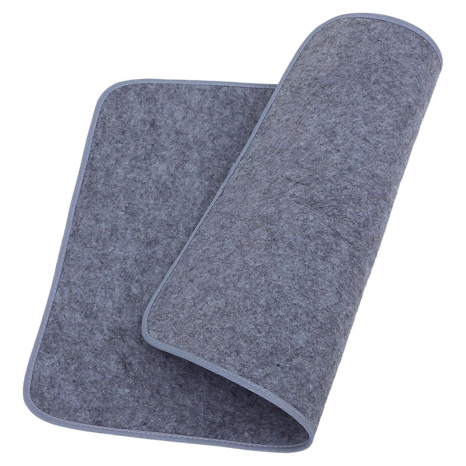 Calligraphy Drawing Felt Mat for Home and Teaching Grey Felt