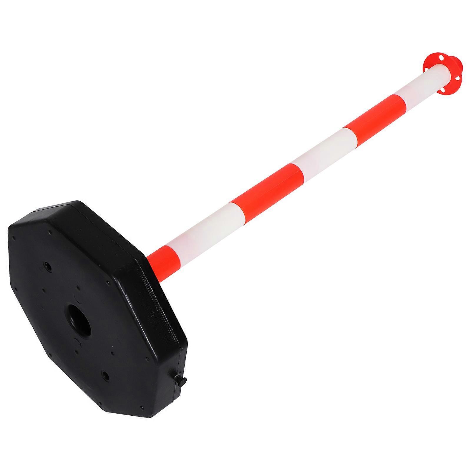 Security Post Warning Column for Outdoor Use Featuring Water Base