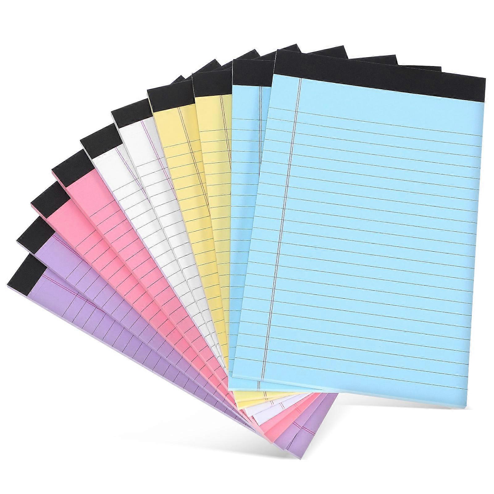 Multi Color Writing Notepads with Sheets for Note Taking Office Supplies A5 Size