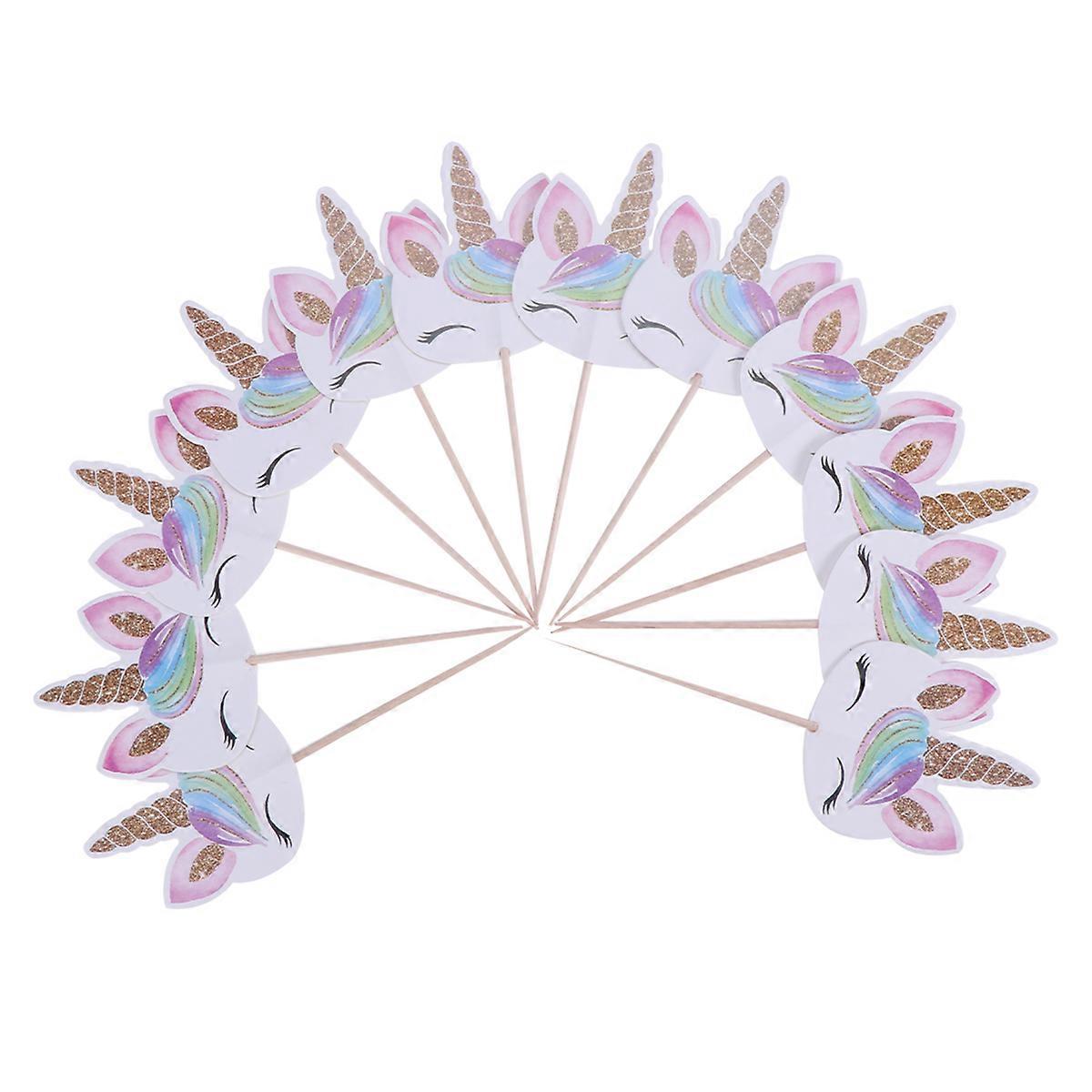 Cute Cake Topper for Cake Decoration Comes with 24Pcs Picks