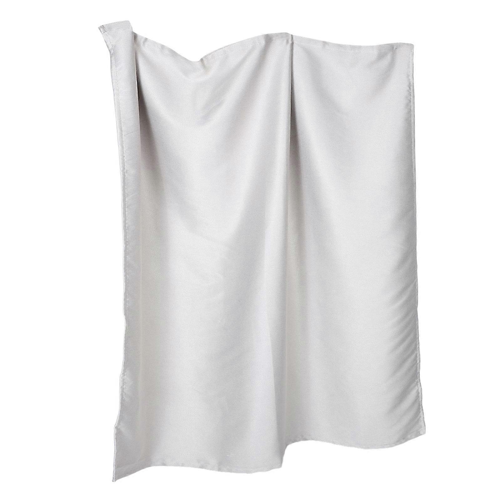 Sun Blocking Drape for Living Room Self-adhesive Window Covering Beige 1Set