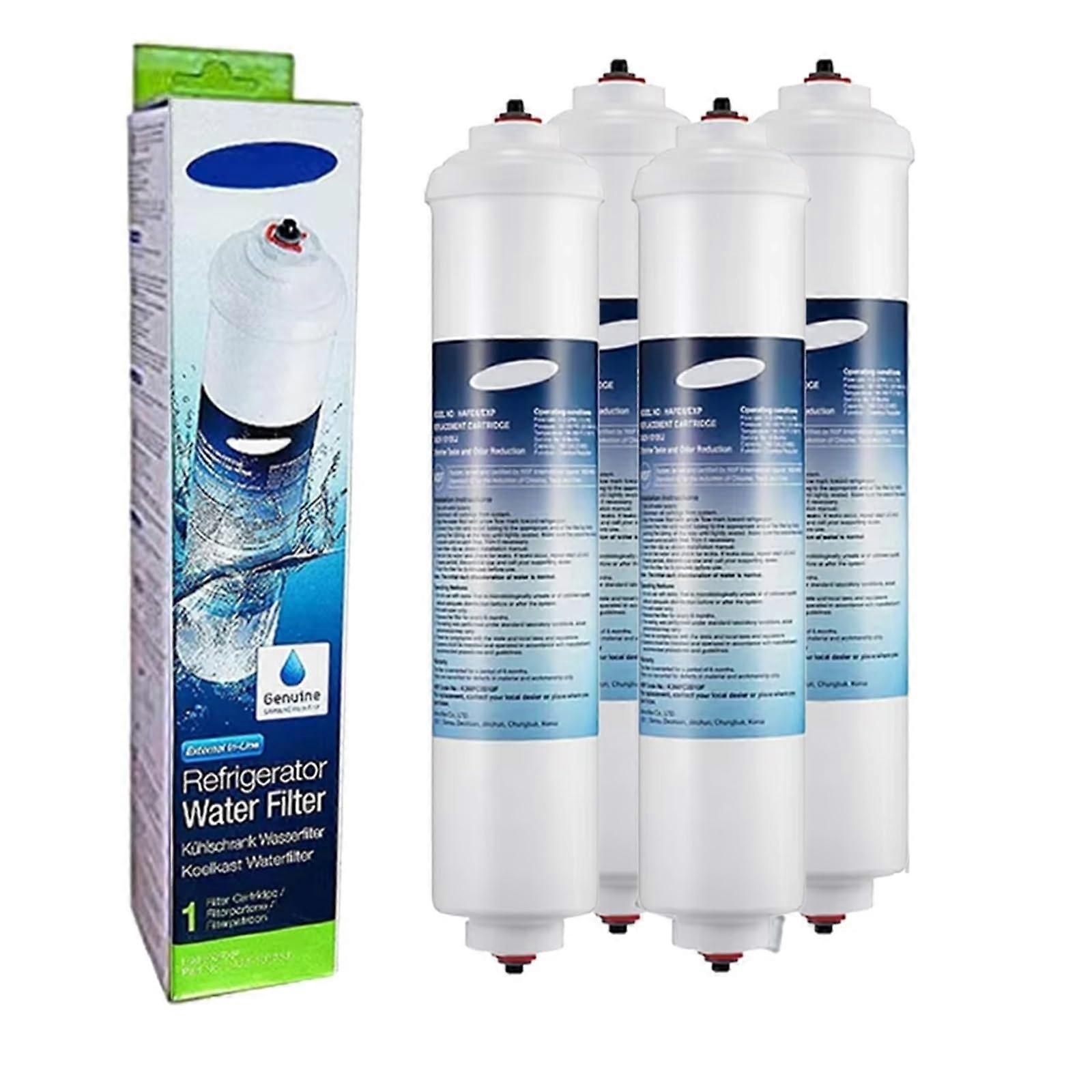 DA2910105J Inline Water Filter Replacement for GE GXRTPR GXRTDQ 4378411RB and Samsung HAFEX/EXP (4Pack)