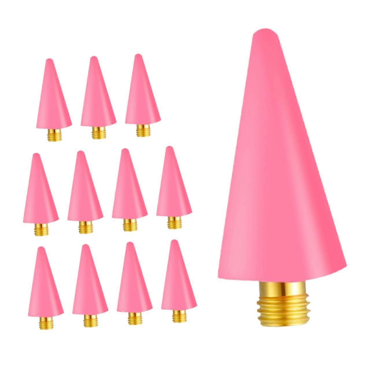 12PCS Nail Art Dotting Tool Tips and Rhinestone Picker Replacement Heads for Precise Gem Placement