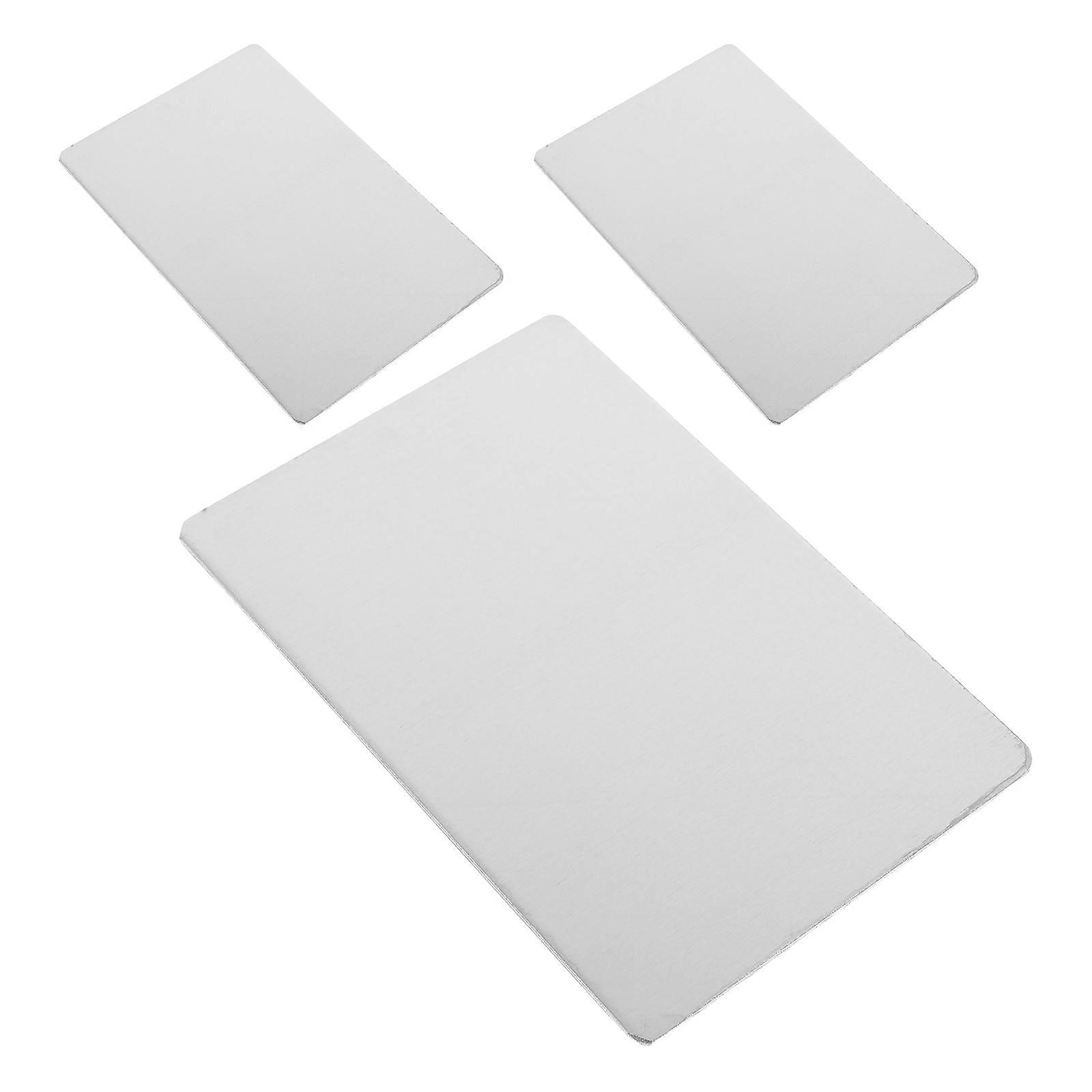 3Pcs Rabbit Cool Plate for Pets Silver Cooling Plate Hamster Special Mat