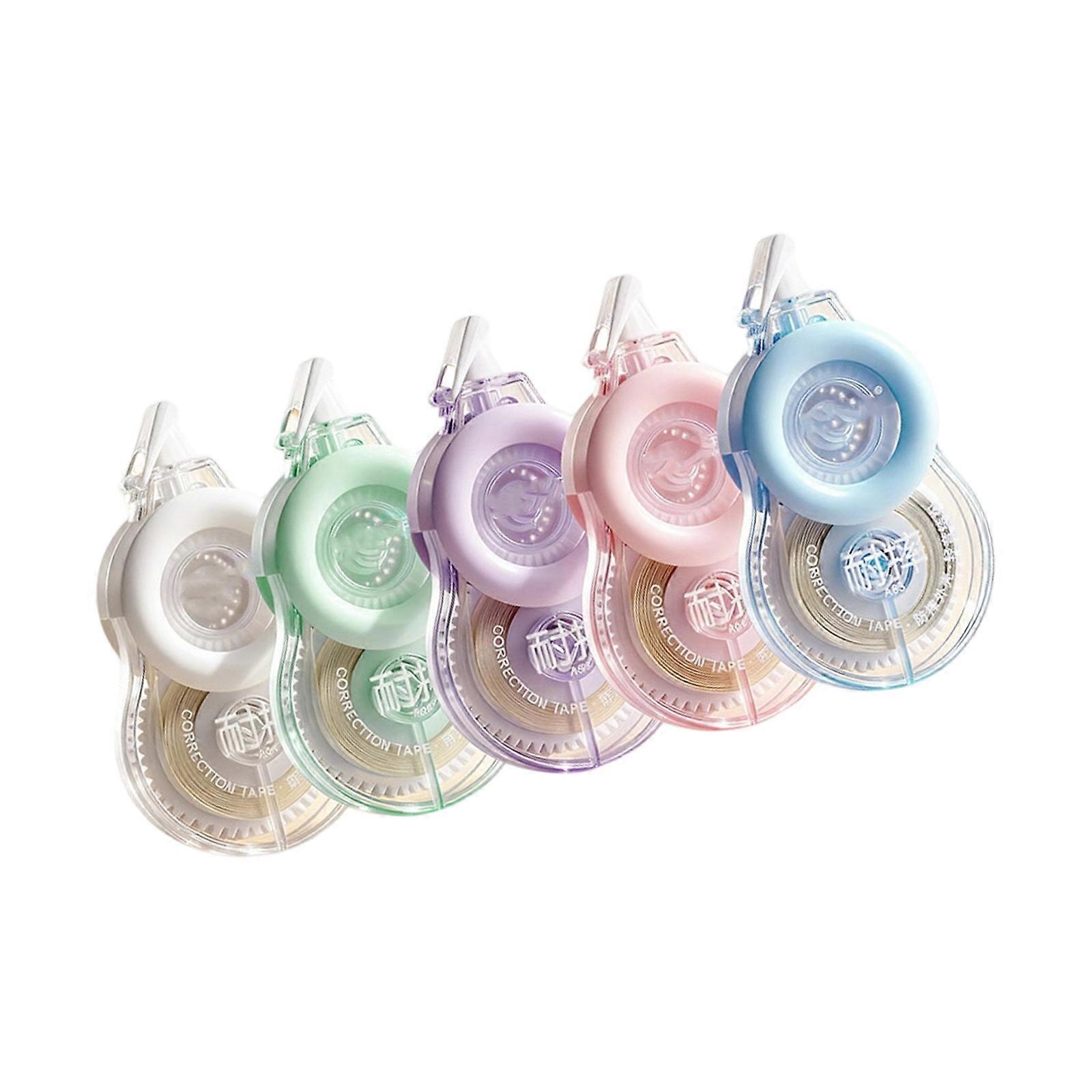 Beige Correction Tape For Smooth Ergonomic Writing Concealed Error Coverage with Portable Design Friendly Materials Multicolor