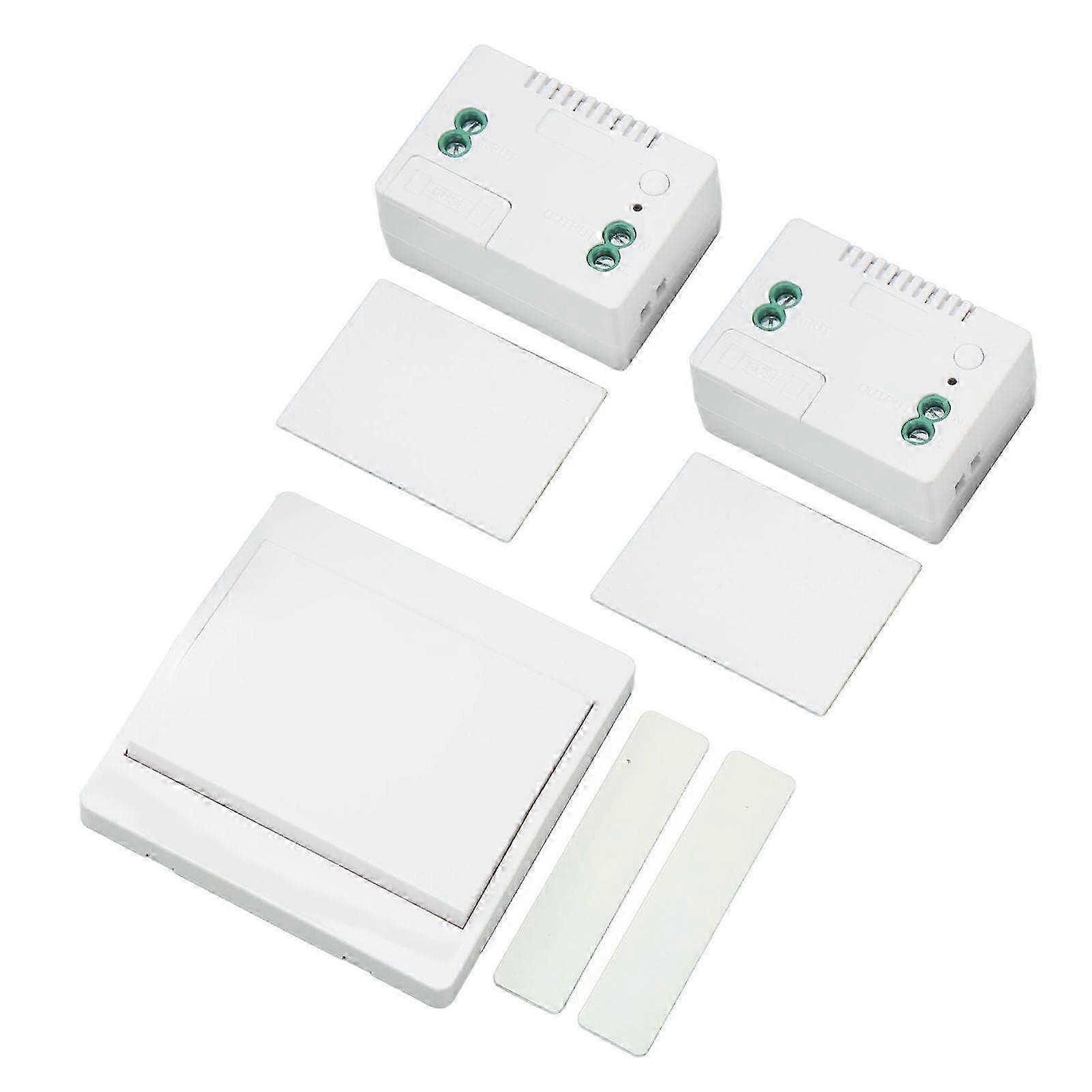 Wireless Light Switch Water Resistant Self Powered Remote Controller Wireless Wall Mounted Light Fixture Switch Receiver Kit 25-26
