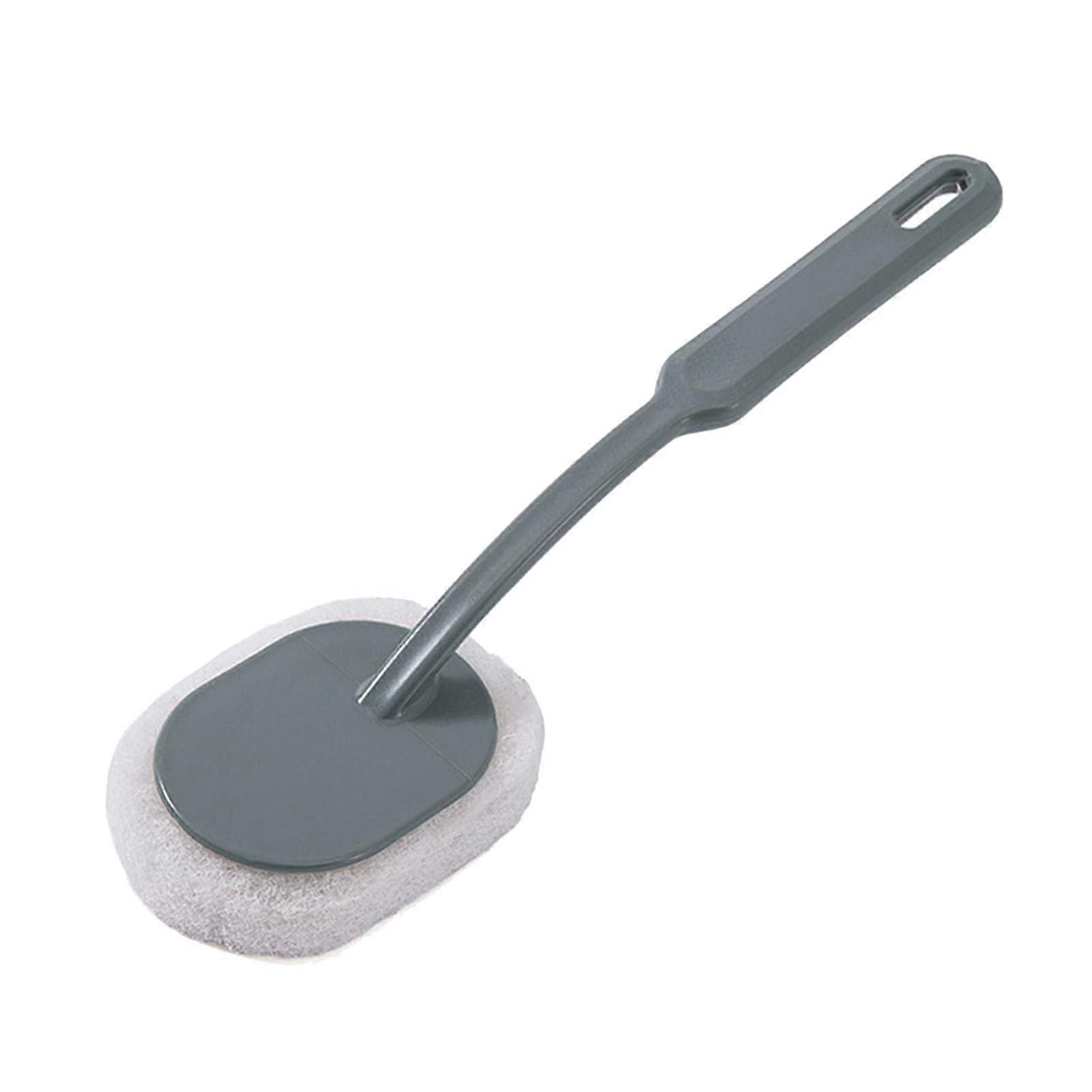 Long Handle Floor Cleaning Brush with Ergonomic Grip and Durable Sponge for Tile Scrubbing