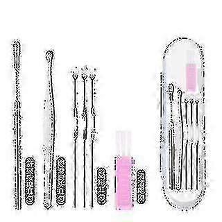 2025 Silver Stainless Steel Ear Cleaning Tool 6 Set 2