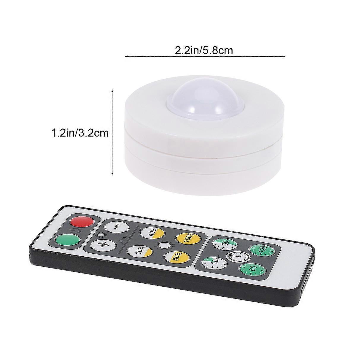 Wireless Remote Cabinet LED Light 4Pcs for Brightness Adjusting