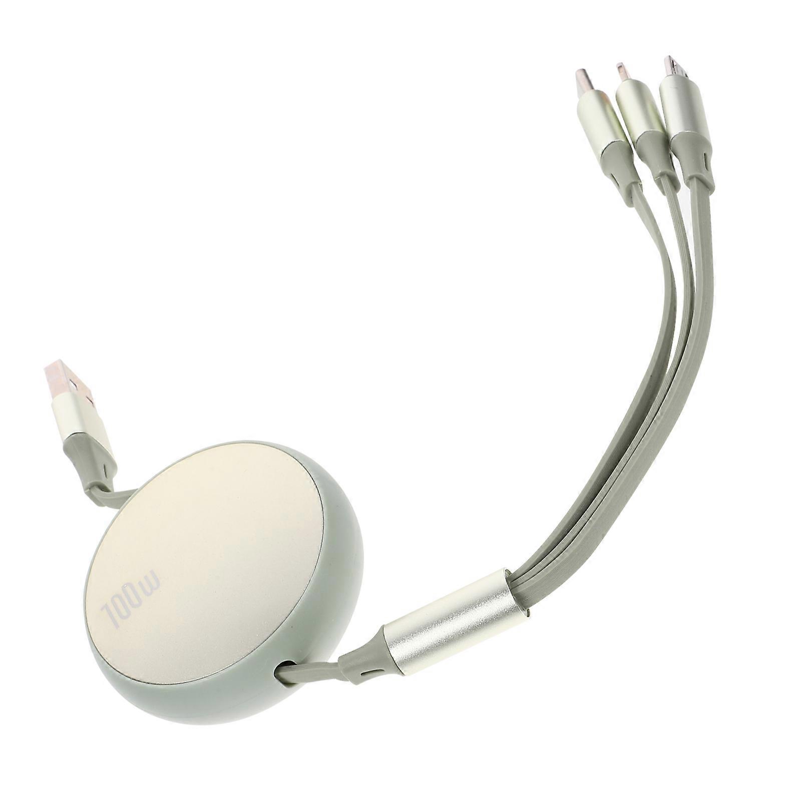 Mobile Phone Fast Charging Cable Retractable for Data Transmission Useful