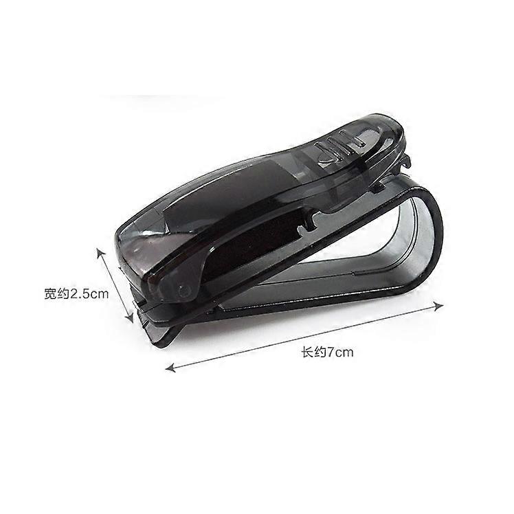 Multi-function Car Sunglasses Glasses Holder Paper Clip Finishing Flat Folder