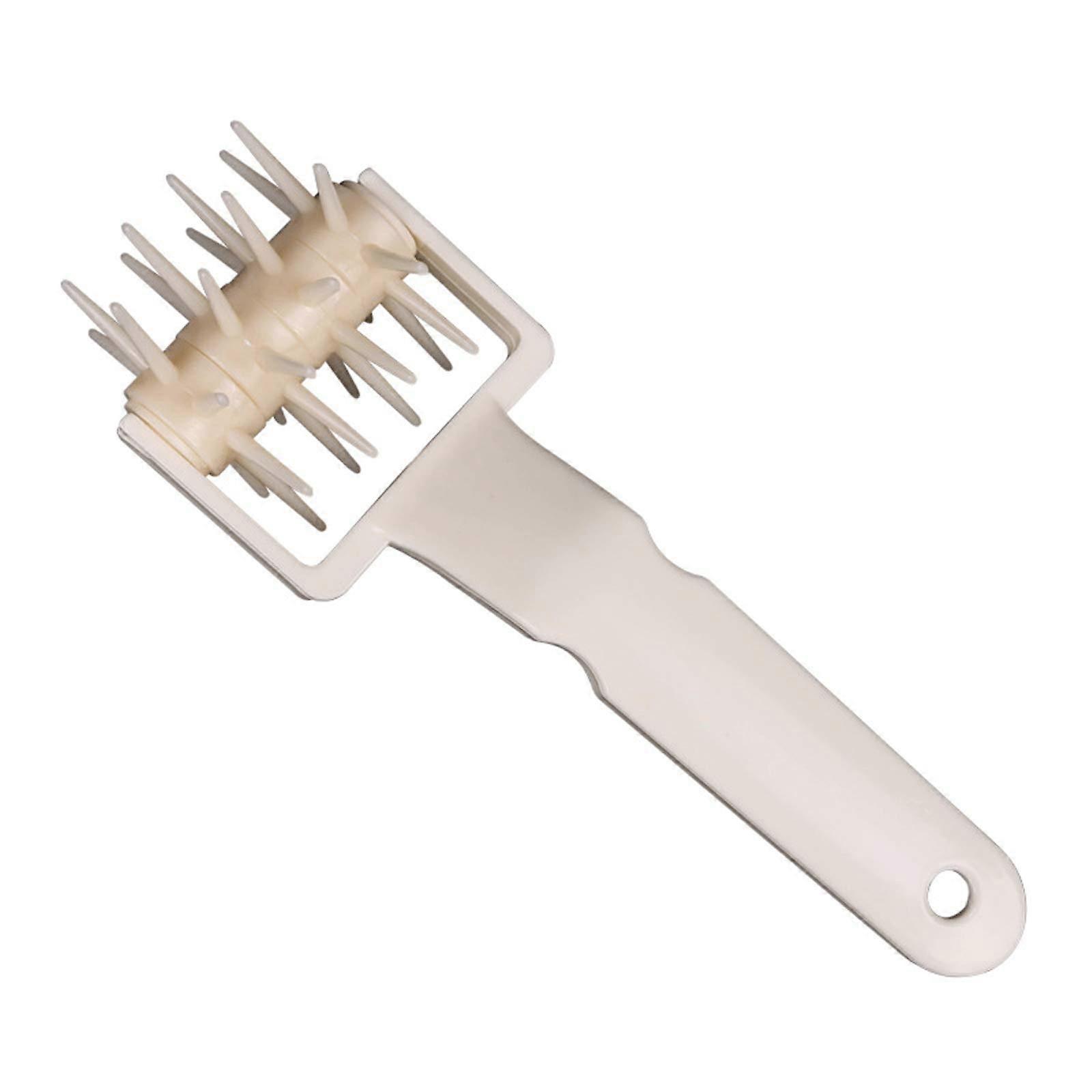 Pizza Dough Roller with Handle and Plastic Dough Docker for Bubble Even Pizza Crust