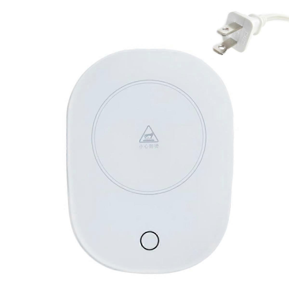 USB Coffee Cup Warmer with Tempered Glass Surface, USB Powered Beverage Heater for Desk Use