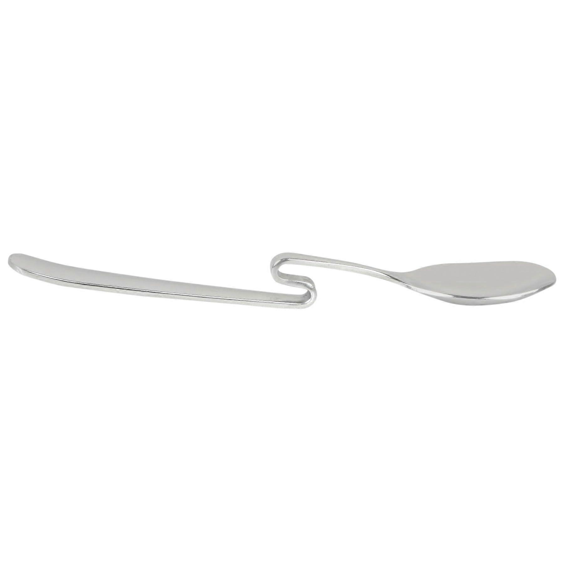 Angled Jam Spoon Stainless Steel with Precision Spreading Control for Preserves