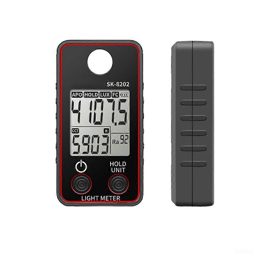 Digital Lux Meter with Color Temperature Detection 0.5300000 LUX Range LED Light Measurement Tool