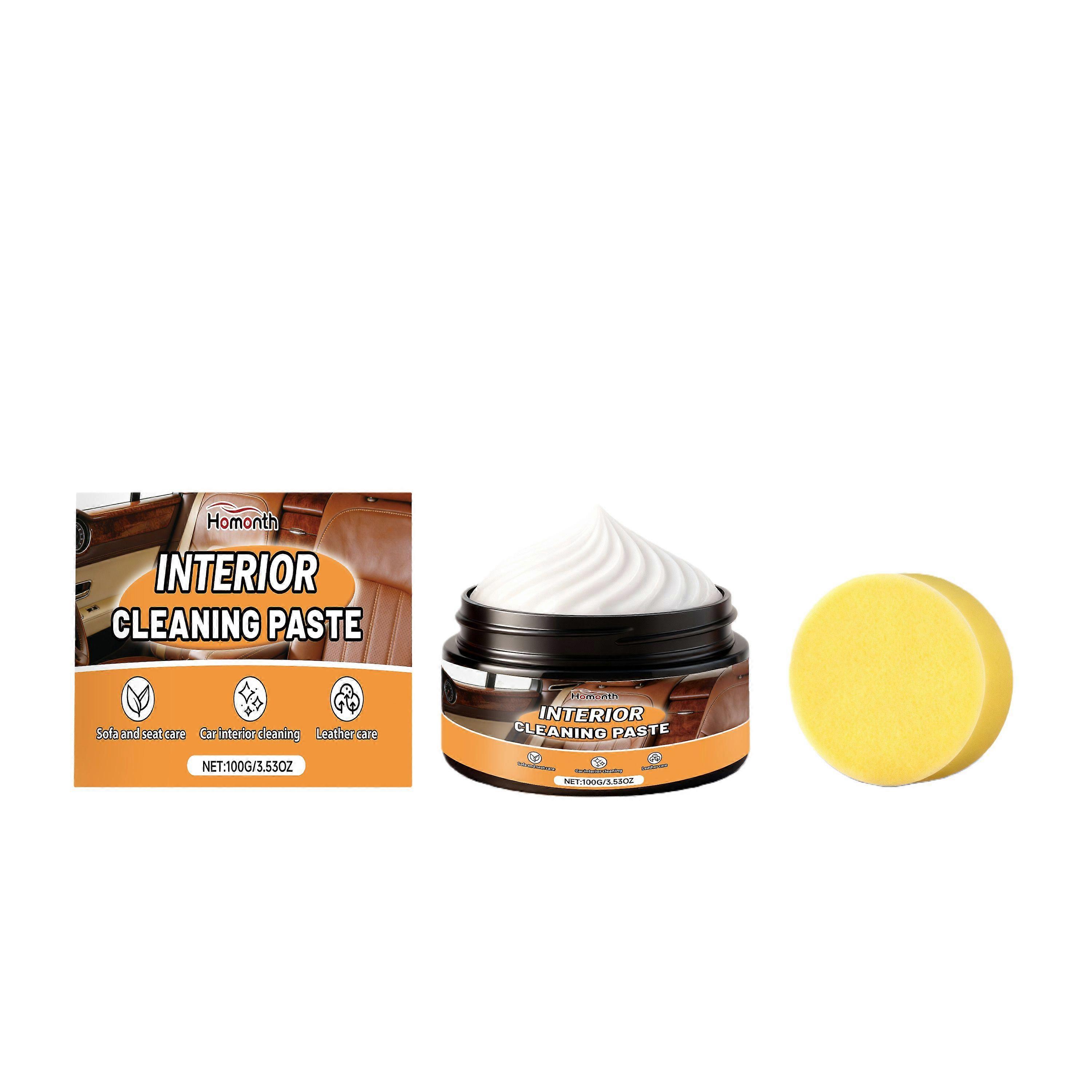 Homonth Multi-Purpose Car Leather Cleaner Daily Cleaning Car Interior Sofa Seat Care Solution