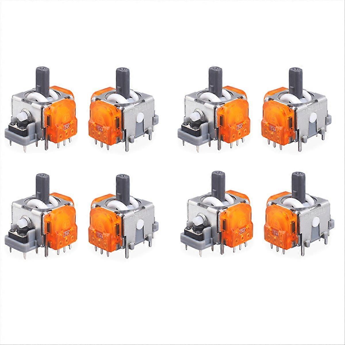 8Pcs for PS5 Controller TMR Electromagnetic Joystick Gamepad Thumb Stick 3D Analog Sensor Replacemen