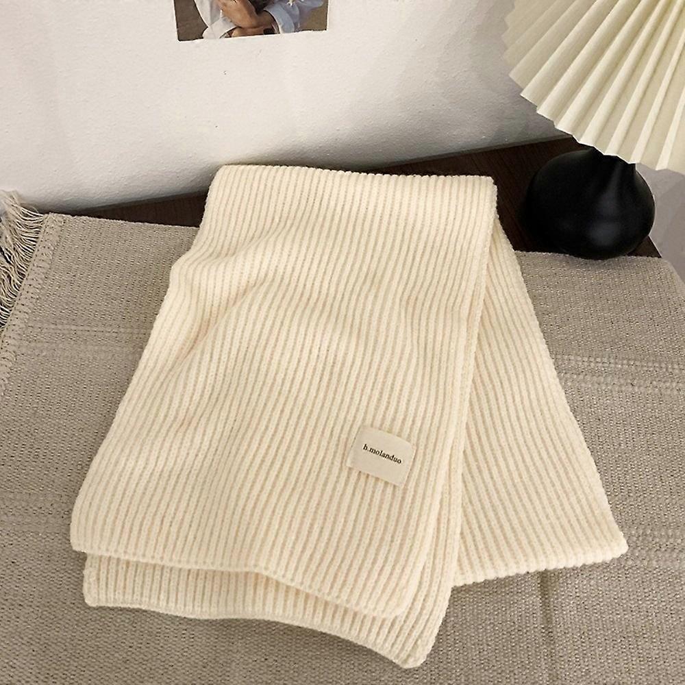 New Knitted Neck Warmer Coldproof Windproof Knitted Scarf Versatile Warm Neck Wraps Skiing