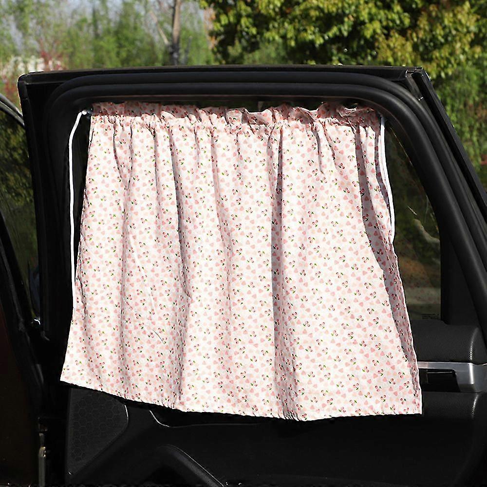 Car Sun Blinds Cartoon Sunscreen Suction Cup Side Car Curtain Sunshade