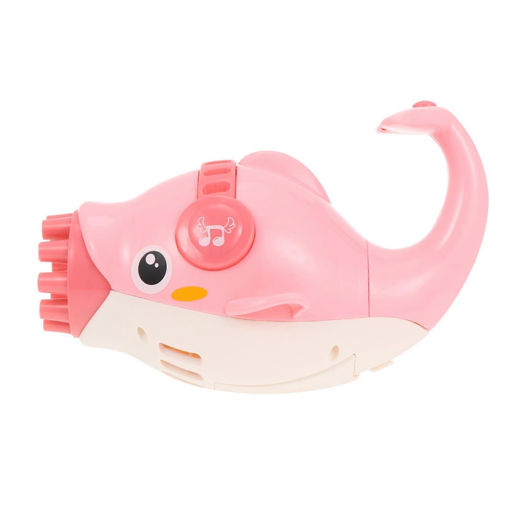 Dolphin Bubble Maker for Kids, Automatic Bubble Blower with Continuous Bubble Stream for Outdoor Parties