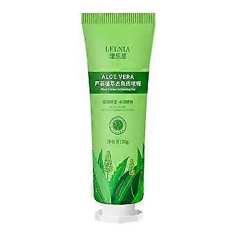 Lelnia Gel Pengelupasan Aloe Vera untuk Pembersihan Wajah, Melembapkan dan Menggosok Krim Penuh