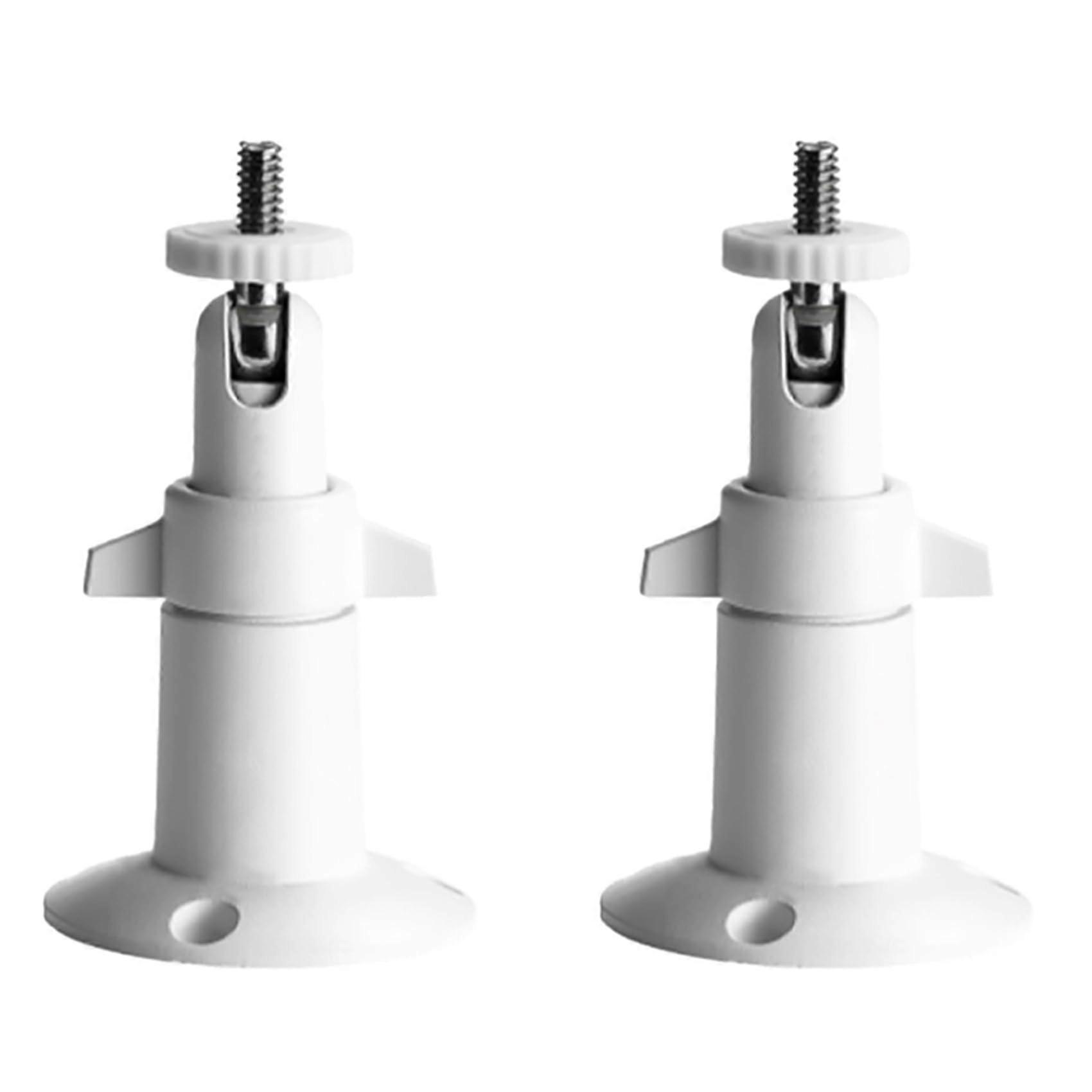 2X Adjustable Security Camera Wall Mount Bracket, Rustproof Aluminum for Indoor Outdoor Use