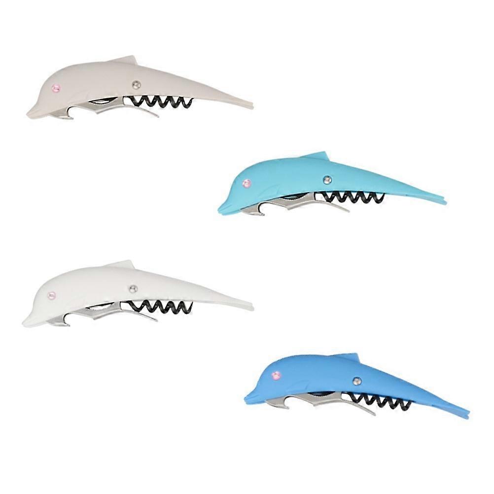 Bottle Opener Dolphin Shape Multifunctional 4Pcs Kitchen Tool Set