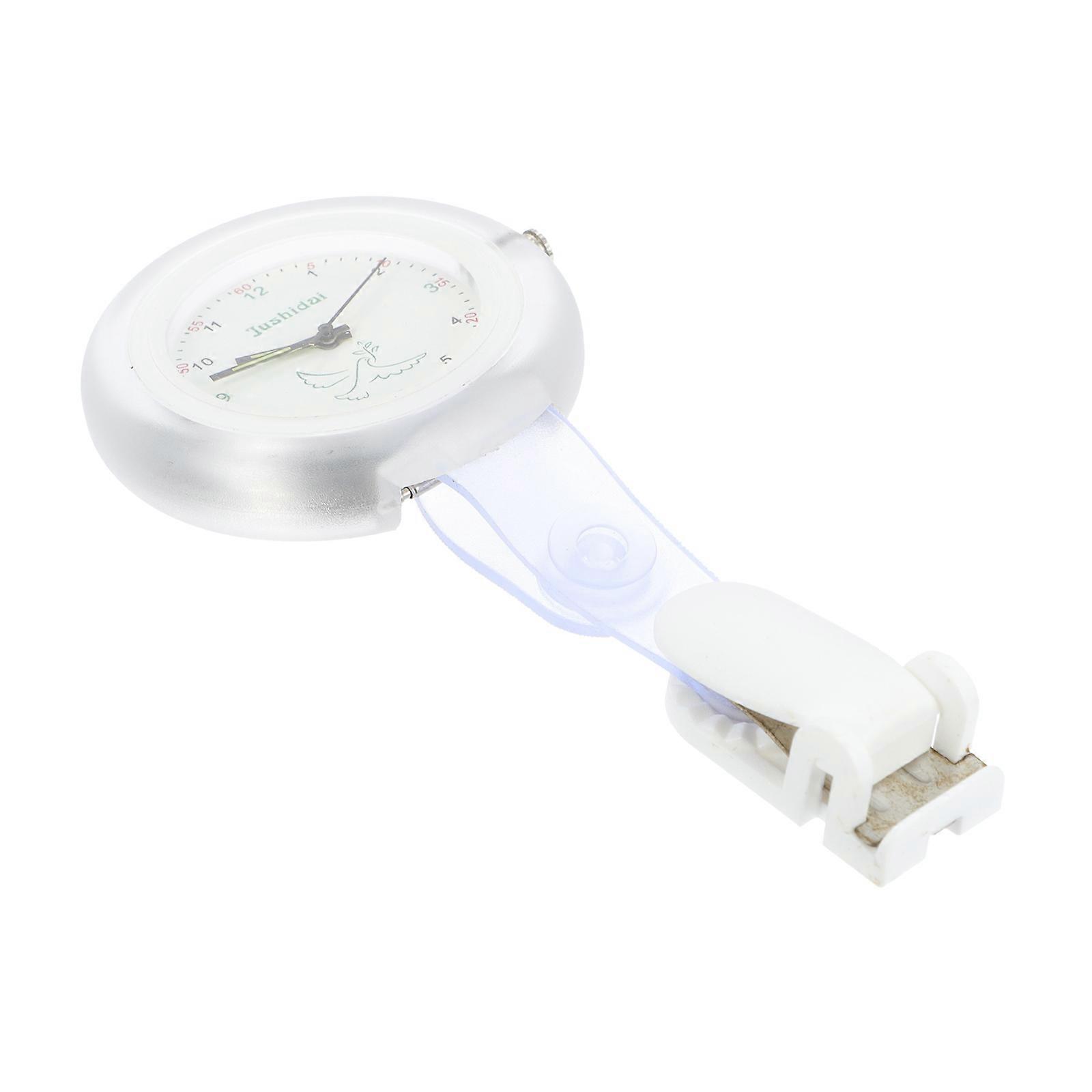 Quartz Chest Watch for Nurses with Convenient Clip on Function