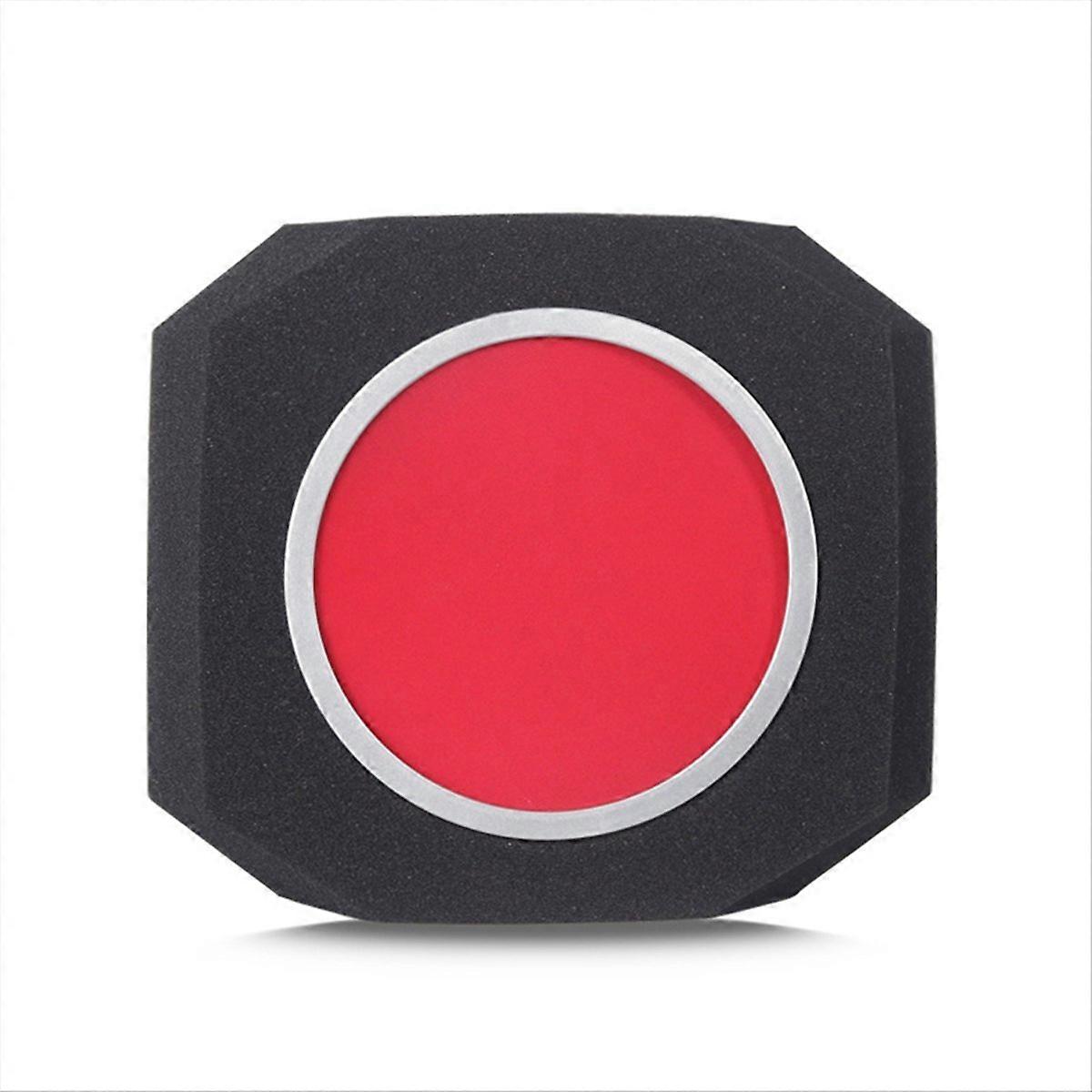 Capa de Microfone Capacitária Capa de Microfone Acústico Vermelho