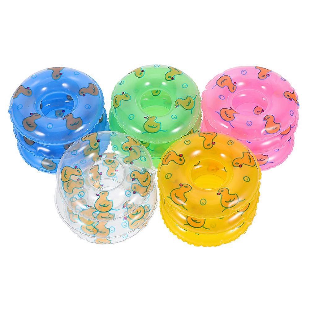 Baby Pool Float Mini Swim Rings for DIY Use 60Pcs Assorted