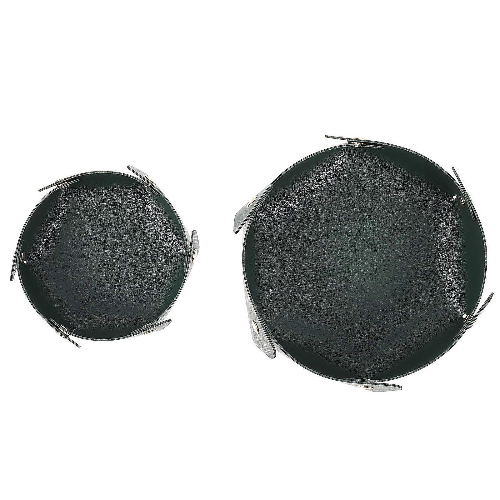 Entryway Key Containers PU Boxes for Storage 2Pcs