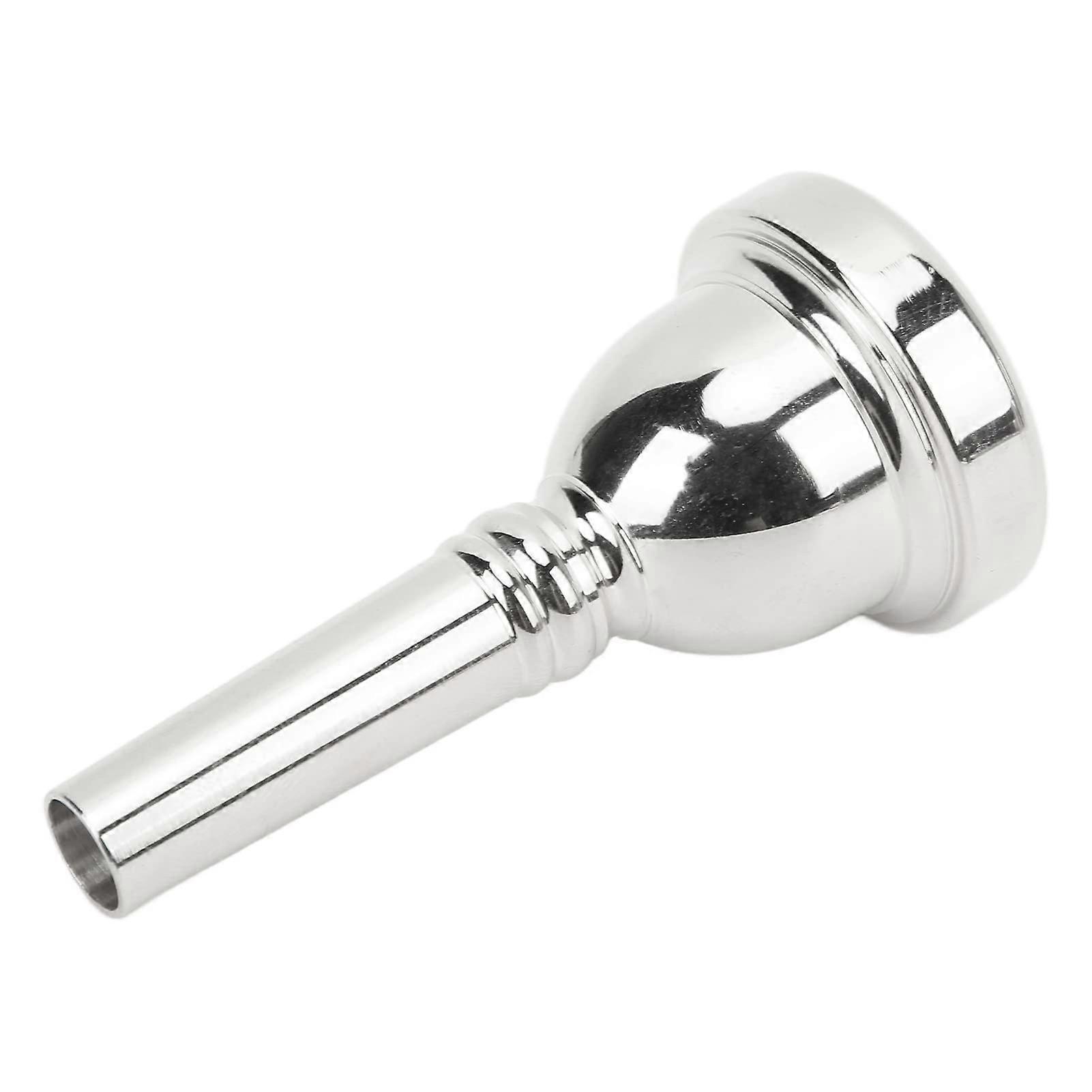 Professional Silver Trombone Mouthpiece for Euphonium and Baritone with Versatile Compatibility