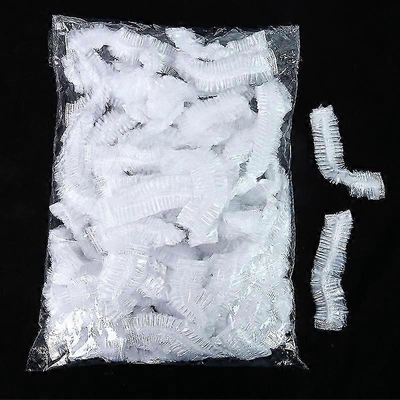 100pcs disposable plastic shower caps