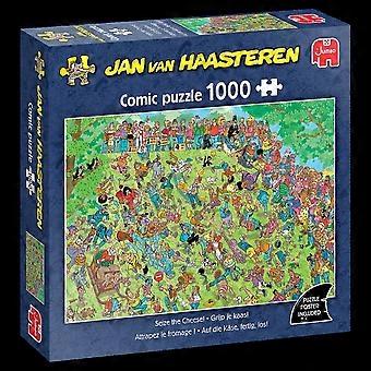 Jan van Haasteren Seize the Cheese Jigsaw Puzzle (1000 Pieces)