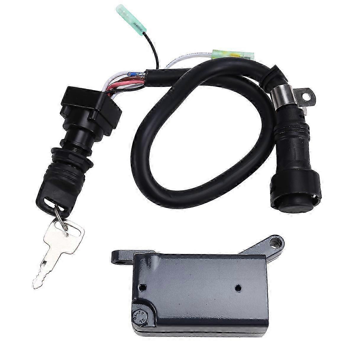 10Pins Cables Main Switch Assy+Control Arm Box compatible with Outboard
