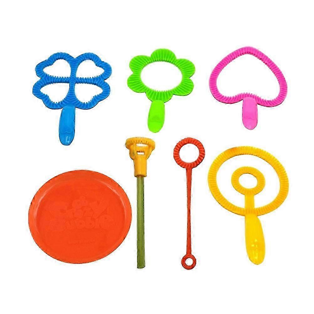 Bubble Tools Creative Various Shape Blowing Set 7Pcs for Kids