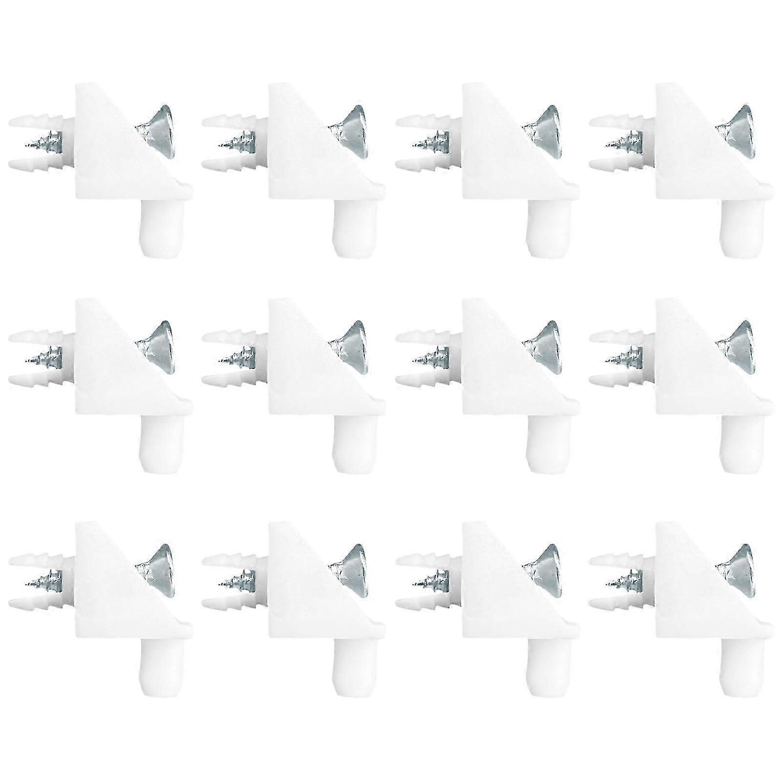 12 Pack White Shelf Support Pins Replacement for IKEA PAX KOMPLEMENT 101558