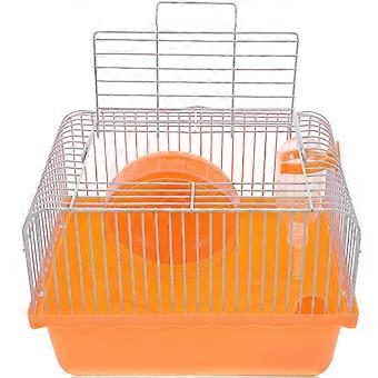 Cage de transport pour hamster, cage pour rat, fournitures pour petits animaux, accessoires pour jouets pour hamster (rose)