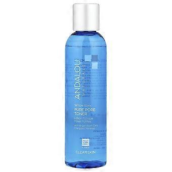 Andalou Naturals, Pure Pore Toner, Willow Bark, 6 fl oz (178 ml), 2-Pack