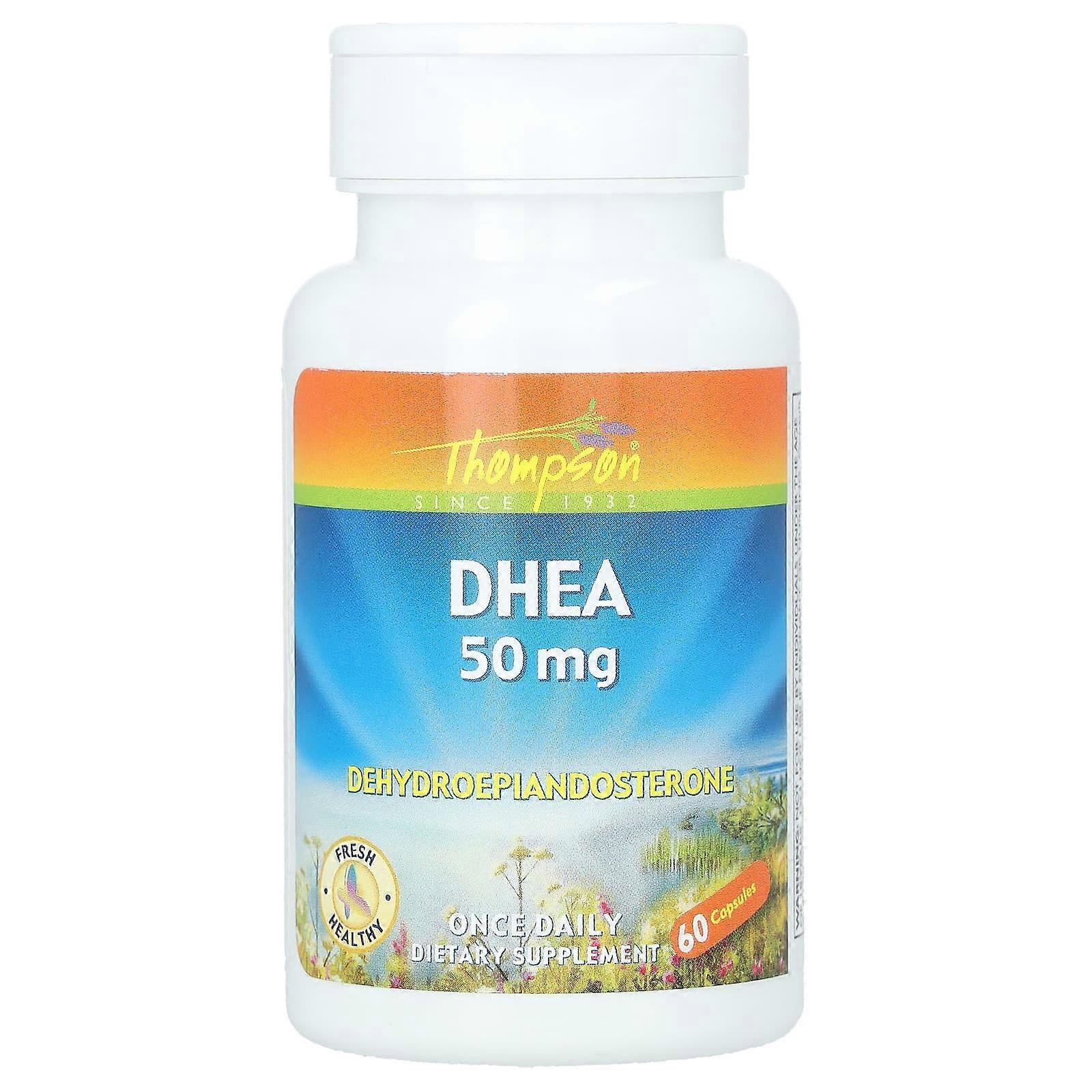 Thompson, DHEA , 50 mg , 60 Capsules, 2-Pack