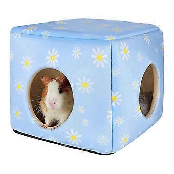 Hamsterhaus aus Holz – Haustier für Kinder, geeignet für kleine Räume, pflegeleichtes Hamsterversteck, superweich