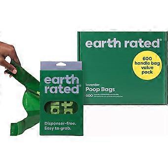 Dog Poo Bags with Handles Value Pack, Easy Tie and Guaranteed Leakproof, Lavende