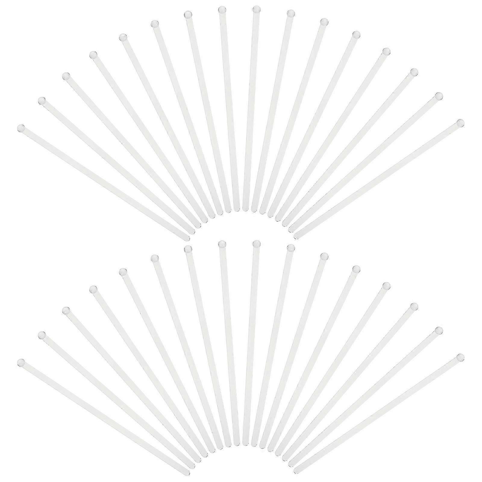 Coffee Transparent compatible with Stirring Use 100Pcs Disposable