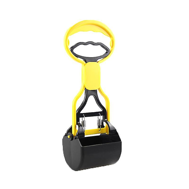 2pcs Pooper Scooper Dog And Cat Clean Up Tool Long Handle Waste Scoop Pickup Remover Top Paw Jaw Claw Bin Clamp