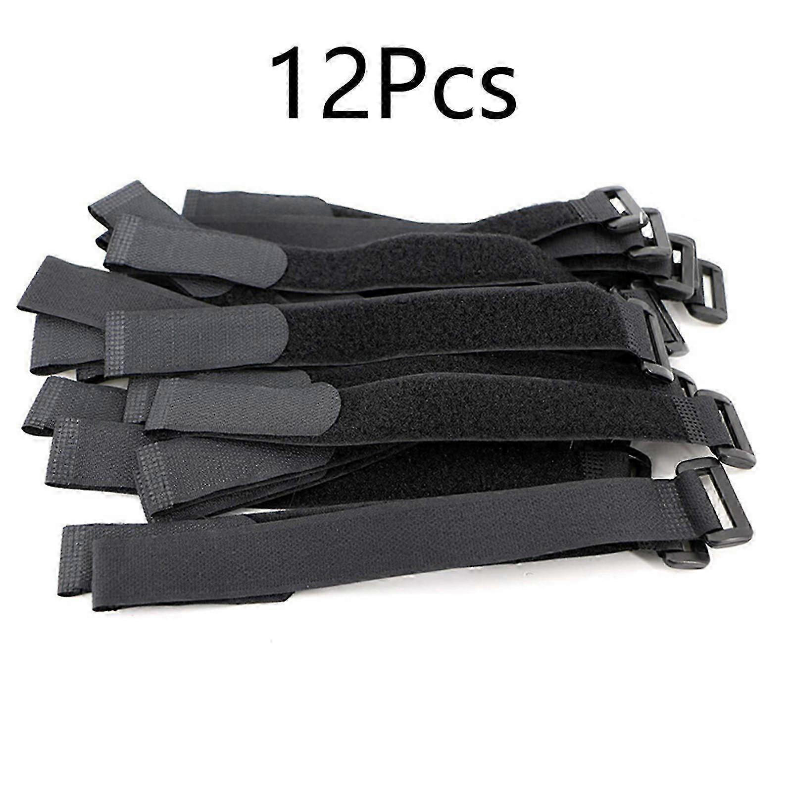 Cable Ties Strapping 12 Pieces Hook & Loop Tidy Straps,l