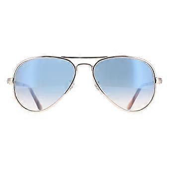 Ray-Ban RB3925 Aviator Max 003/3F aurinkolasit, hopeansininen liukuvärjäys